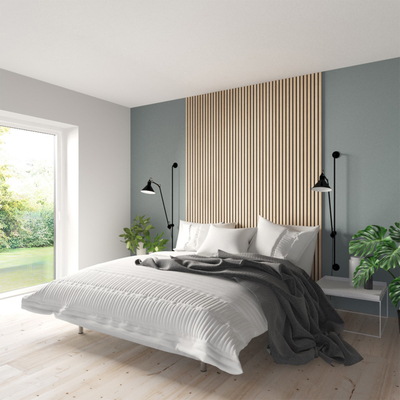 Natural Walnut and Oak Acoustic Slat
