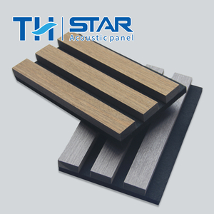 Sound Absorbing Decorative Natural Oak Wood Slat Veneer