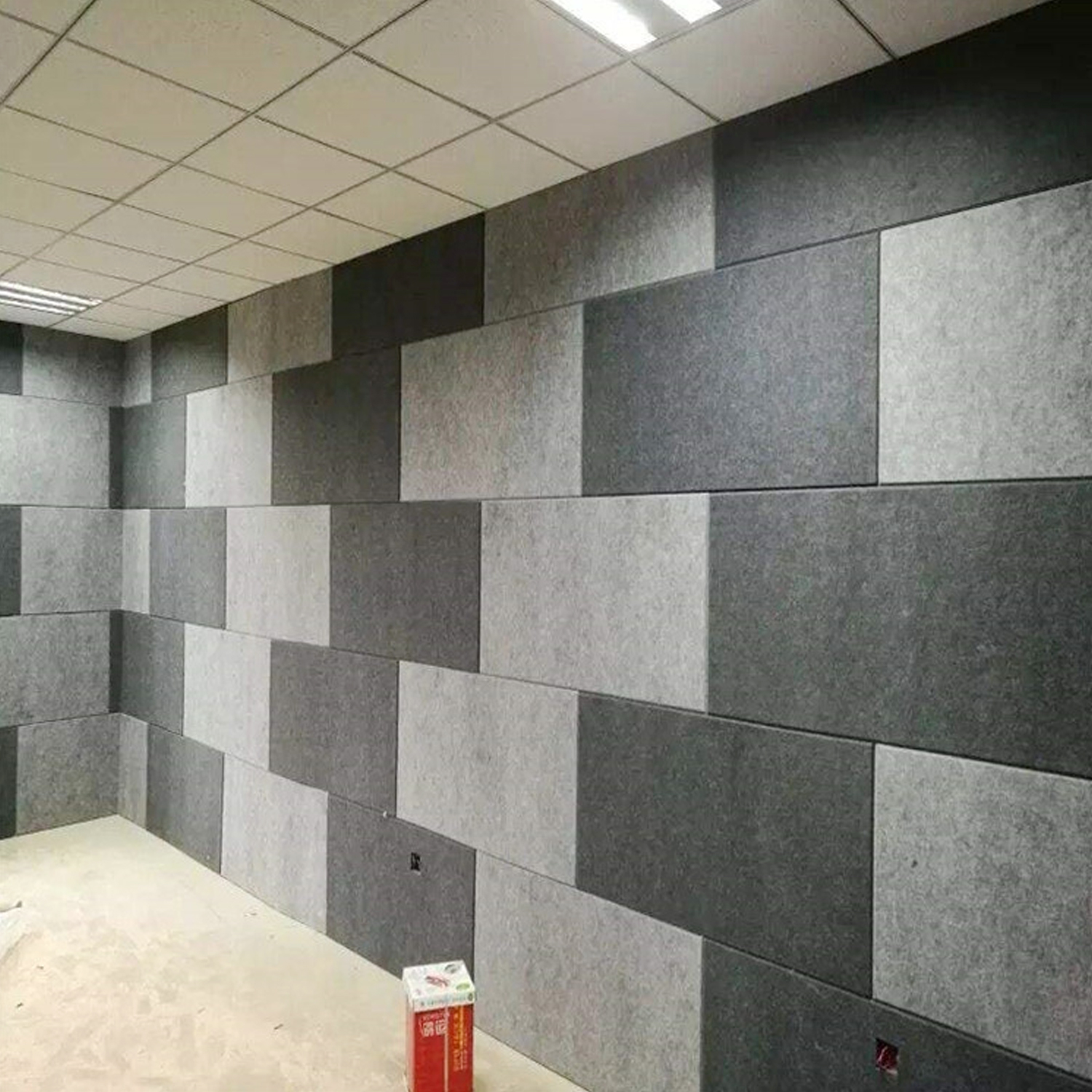 Wall Decoration Sound-Absorbing Board Sales Black Light Decoration Style Graphics Room Office Technology Color