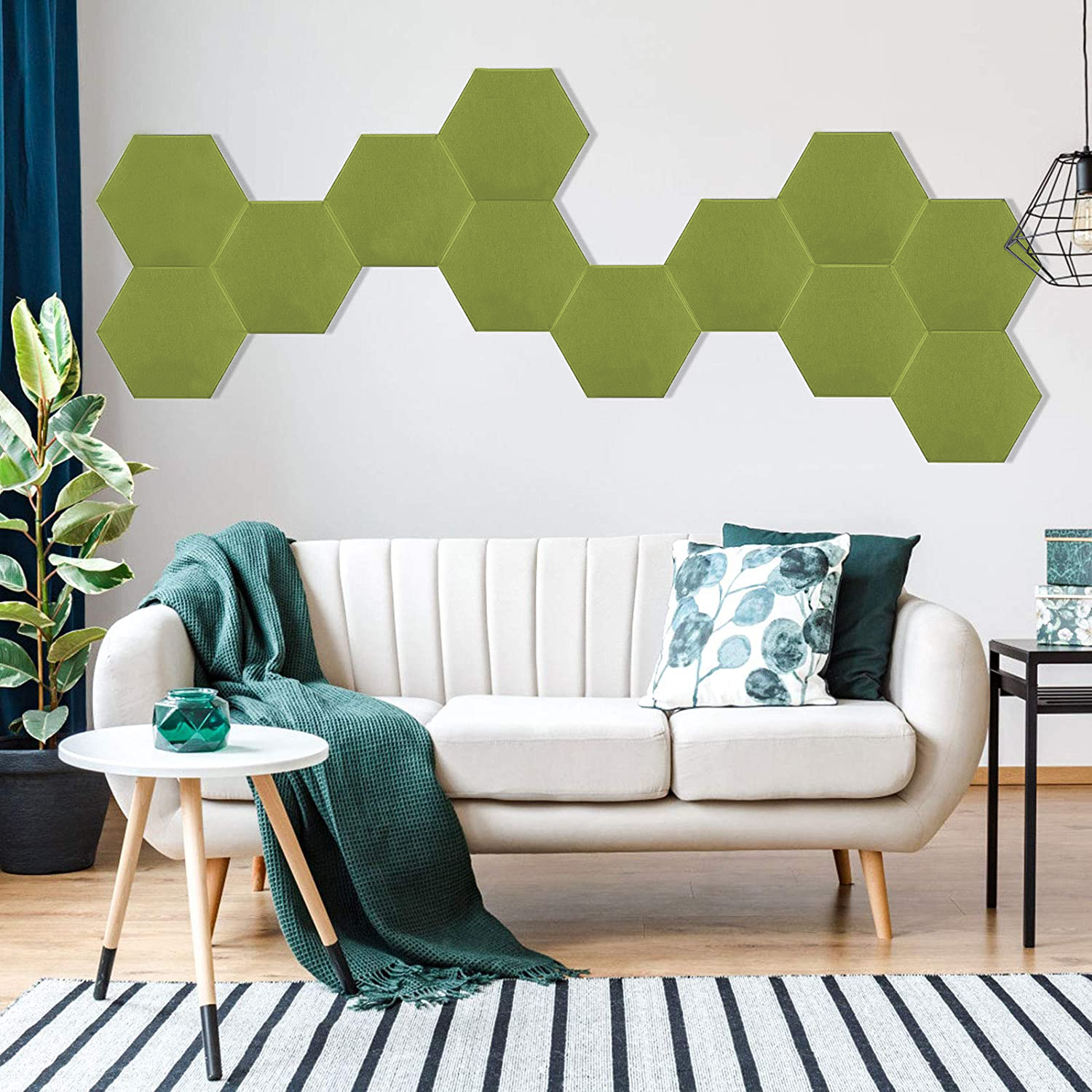 Felt Polyester Decorative Hexagon Wall Soundproof Acoustic Panels