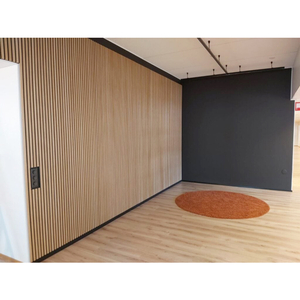 Material Mdf Pet Board Acoustic Wooden Slat Wall Panels