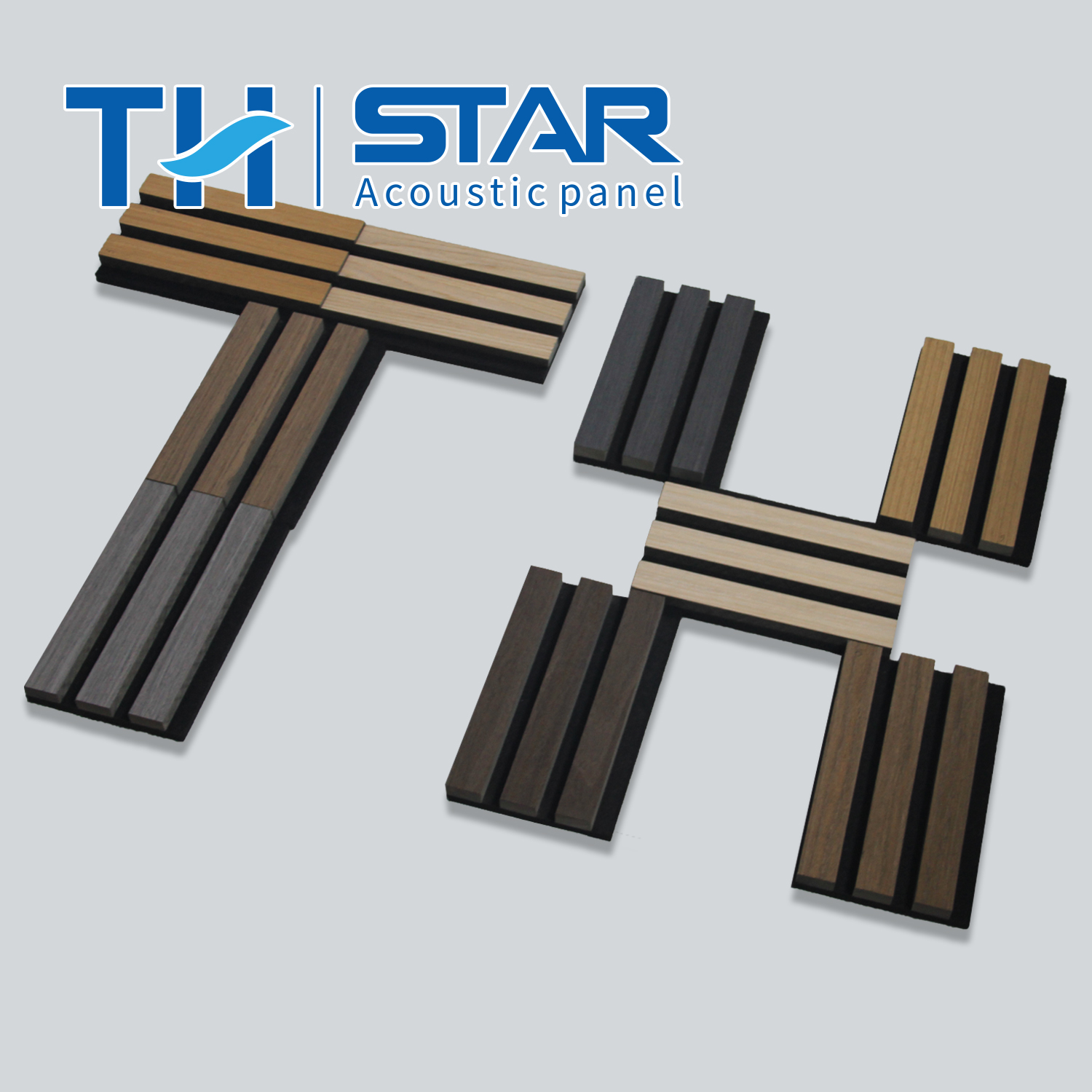 Insulation Composite Customized PET Acoustic MDF Slat Pane