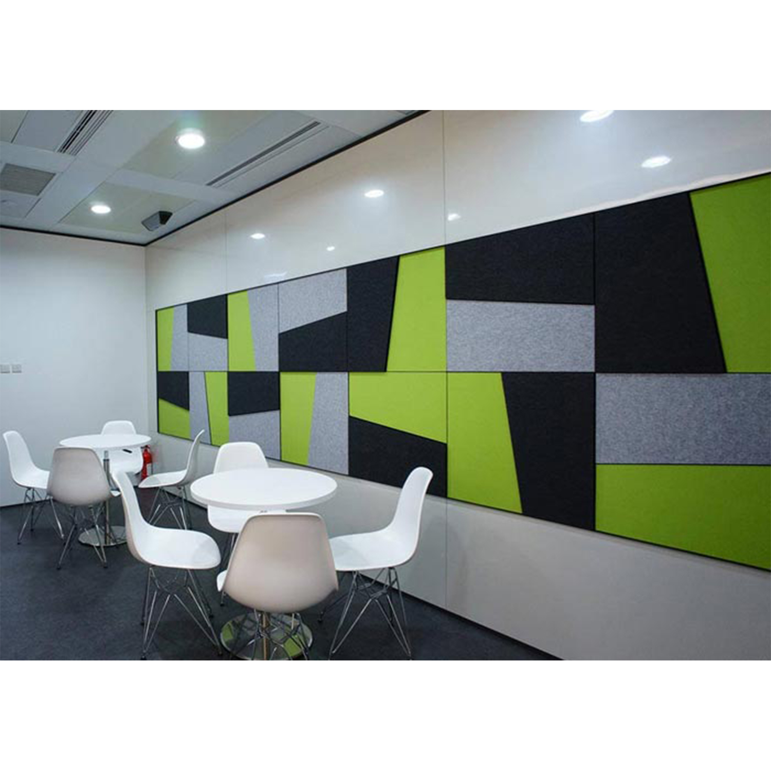 High Density Acoustic Polyester Felt Sound Absorbing Ceiling 