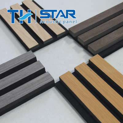 3D Soundproofing Wooden Slats Wall 