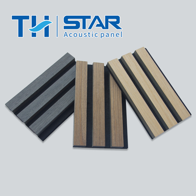 Contemporary Oak Wood Slat Panel for Hotel Office
