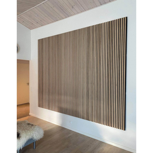 Slatted Sound-Absorbing Wall Decorative Soundproof Wooden