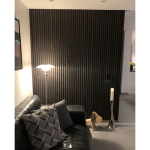 100% PET acoustic panels slatted wooden wall panels