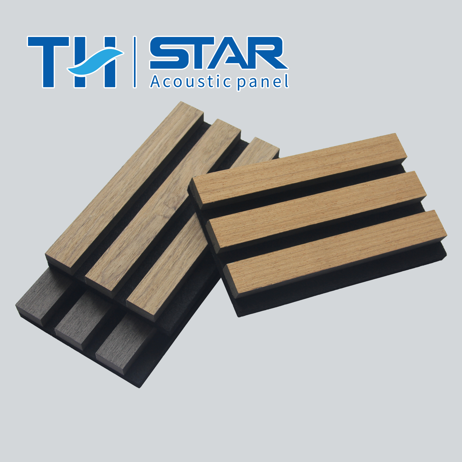 Custom Natural Wood Veneer Acoustic Wall Panels For Indoor