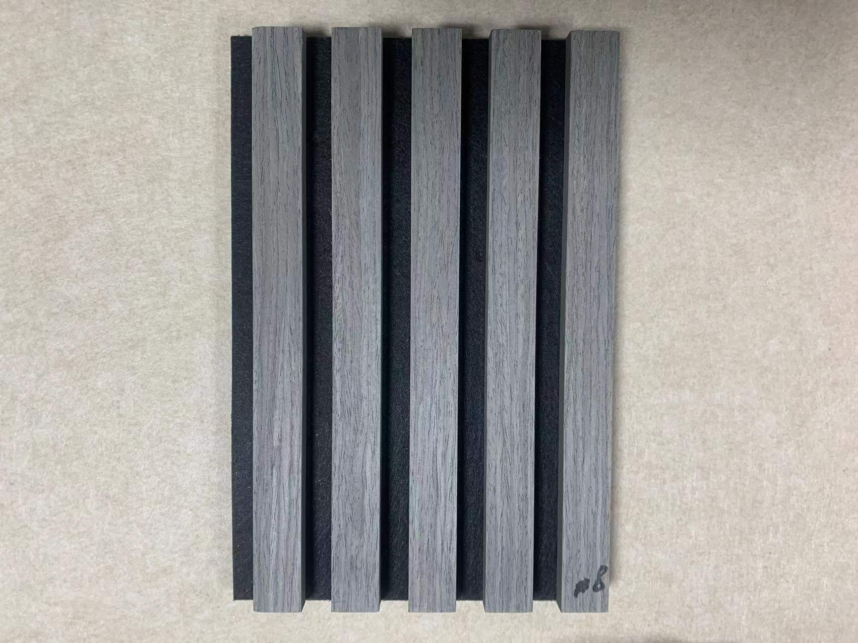 Double Vacuum Acoustic Slat Wall Panel Exterior