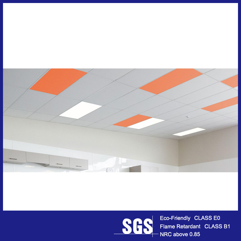 Vacuum Black Acoustic Board Ceiling