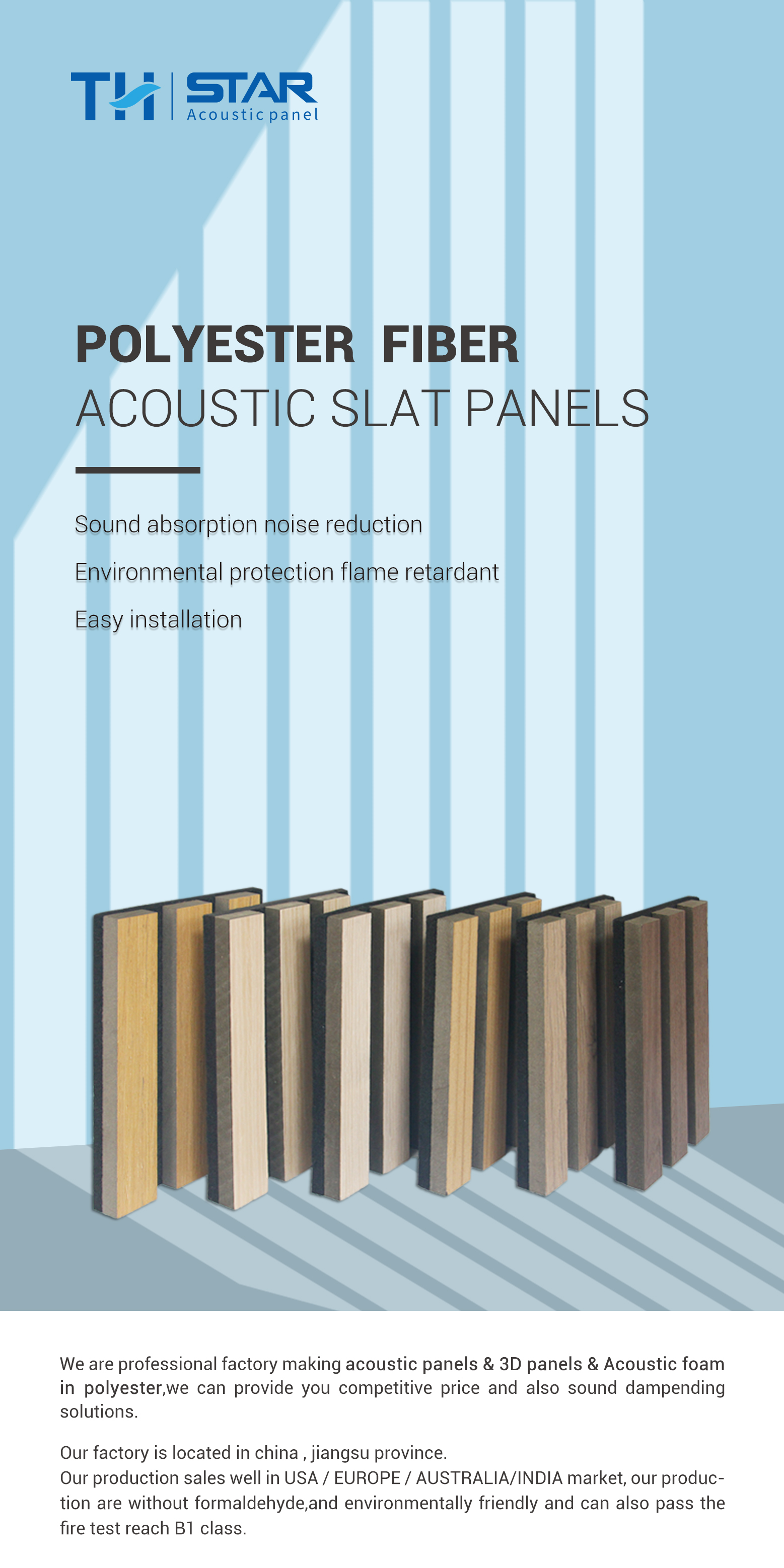 Sound Absorption Woodupp Acoustic Panel Fire-Retardant Wood Slat Panel  Akupanel - China Acoustic Panel, Wooden Acoustic Panel