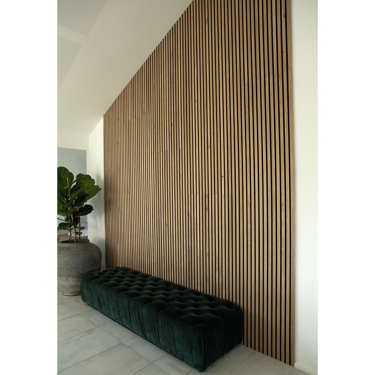 Soundproof Decor Polyester Wood Veneer