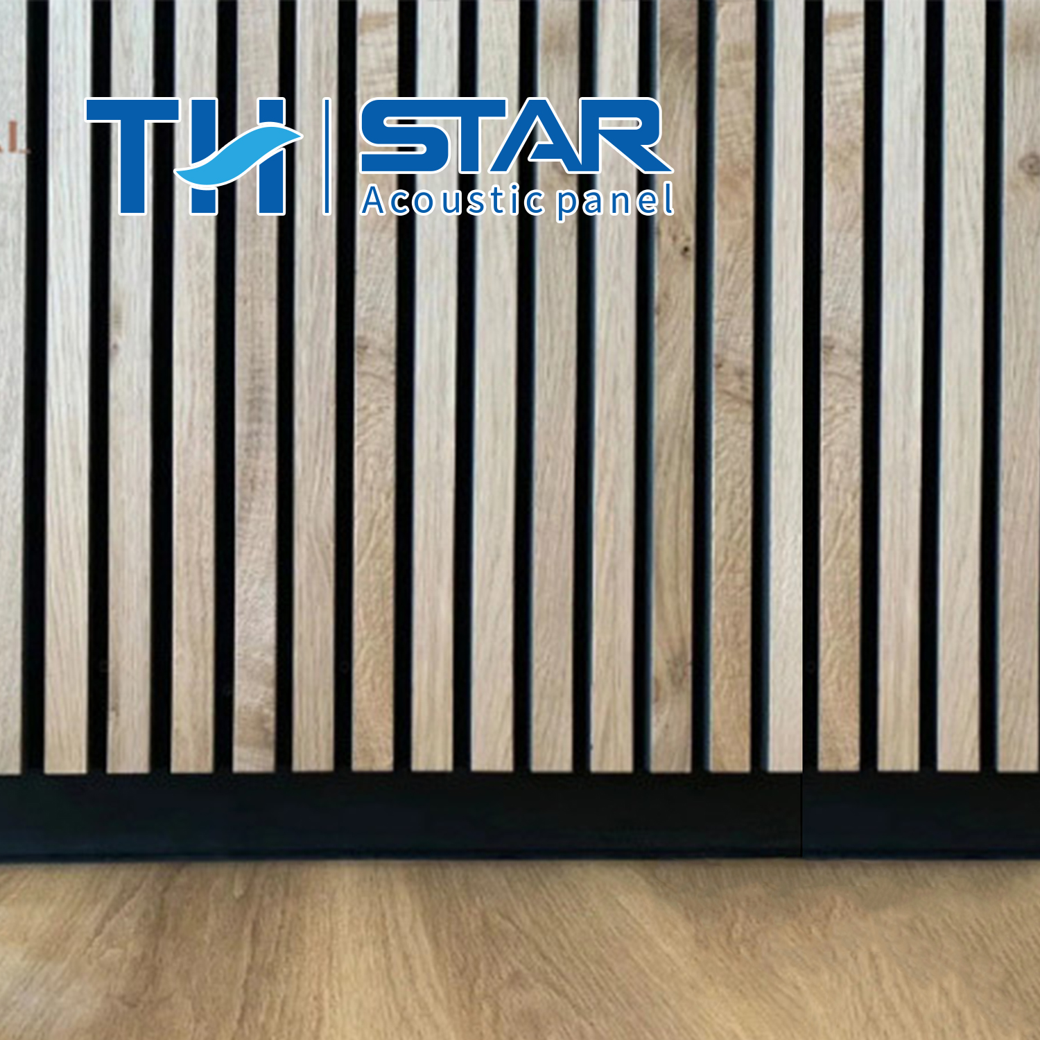 High Density Polyester Pet Mdf Slat Wall Sound Acoustic Wood Panels Wood veneer Slat Panel