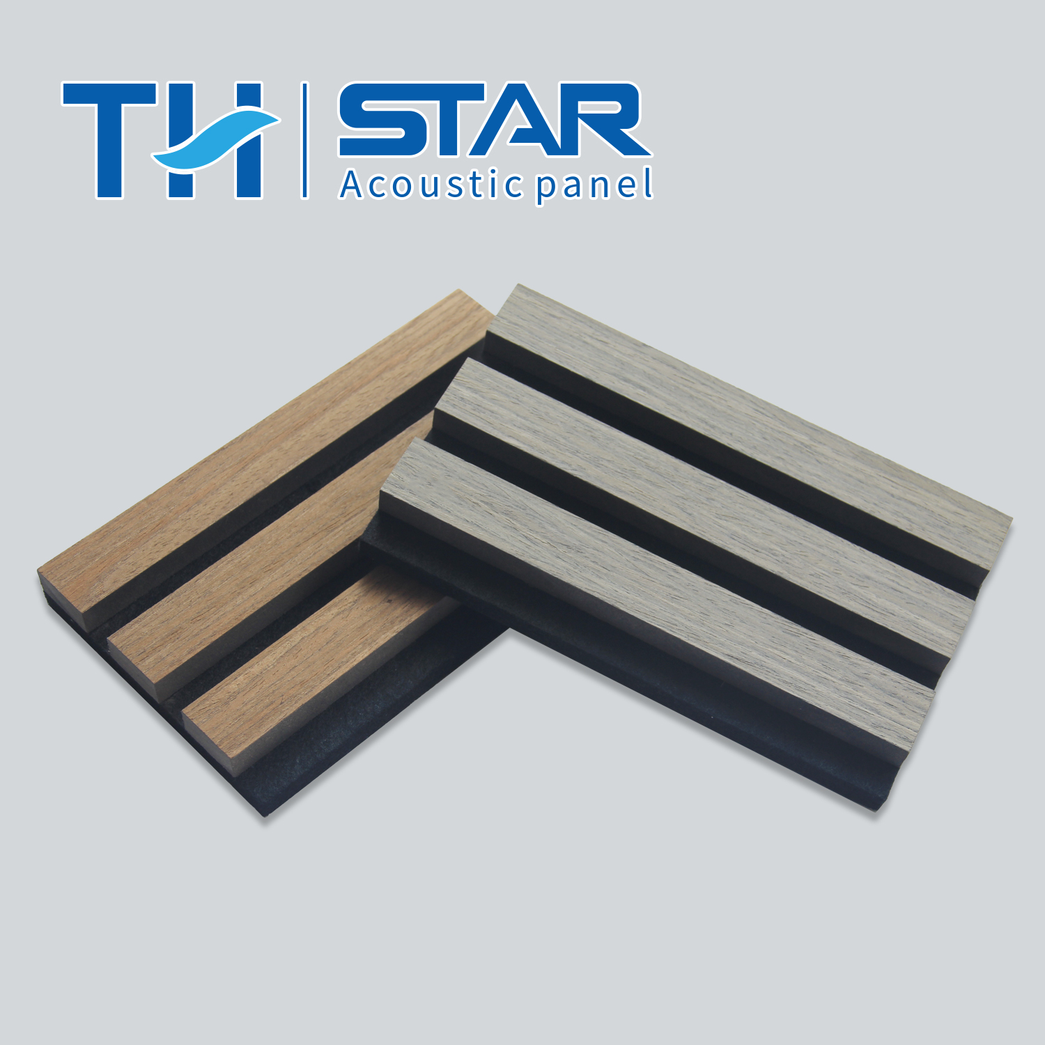 pet wood mdf veneer slat acoustic panels 