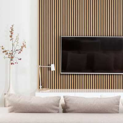 Oak Wall Panels Panelen Wooden Acoustic Slat Panel