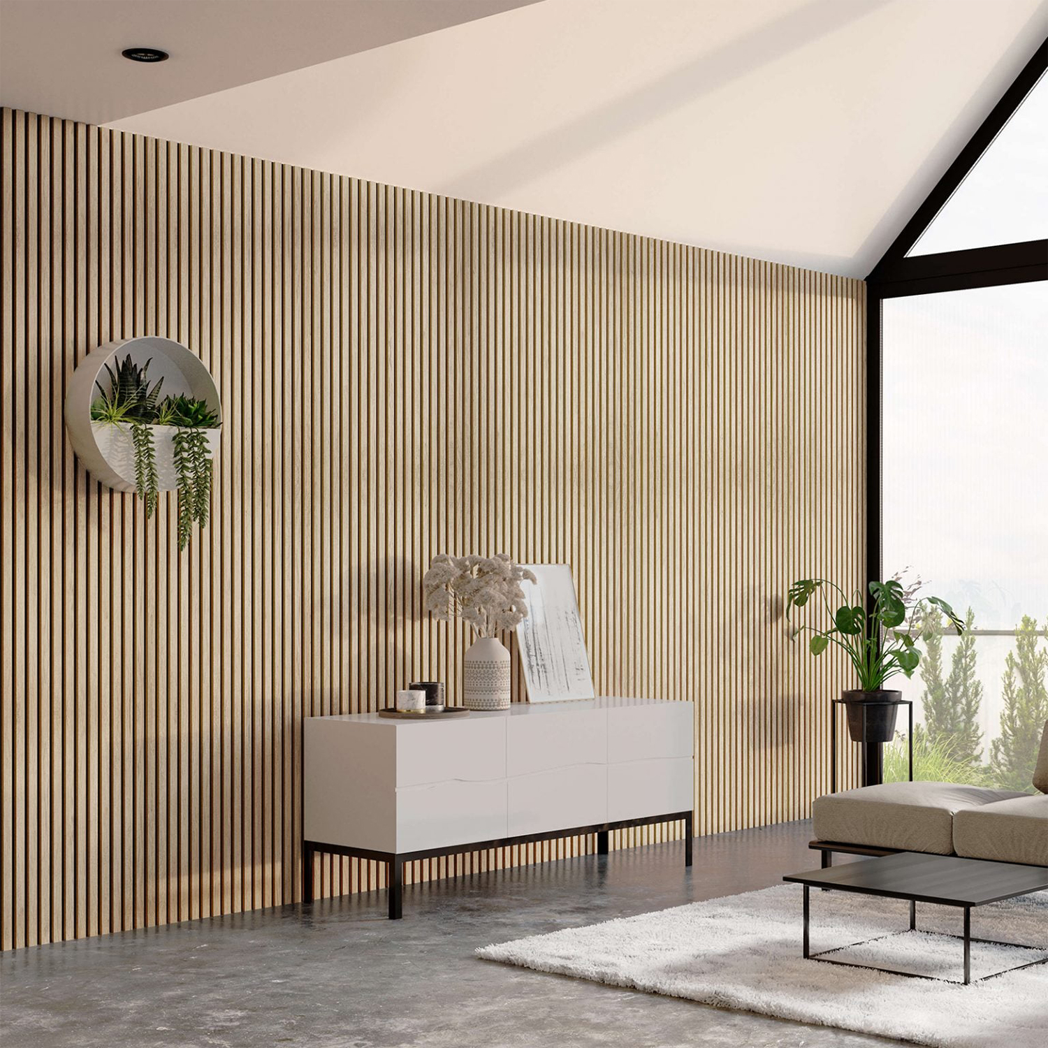 Nature Indoor Design Akupanel Wooden Slat