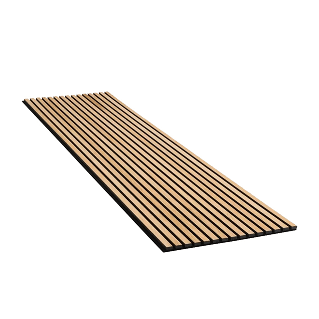 Waterproof Thin Acoustic Slat Wall Panel Exterior