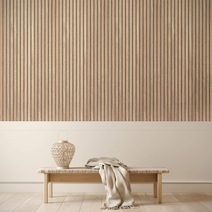 Decor Customized Modern Office Slatted Pet Wooden Veneer 