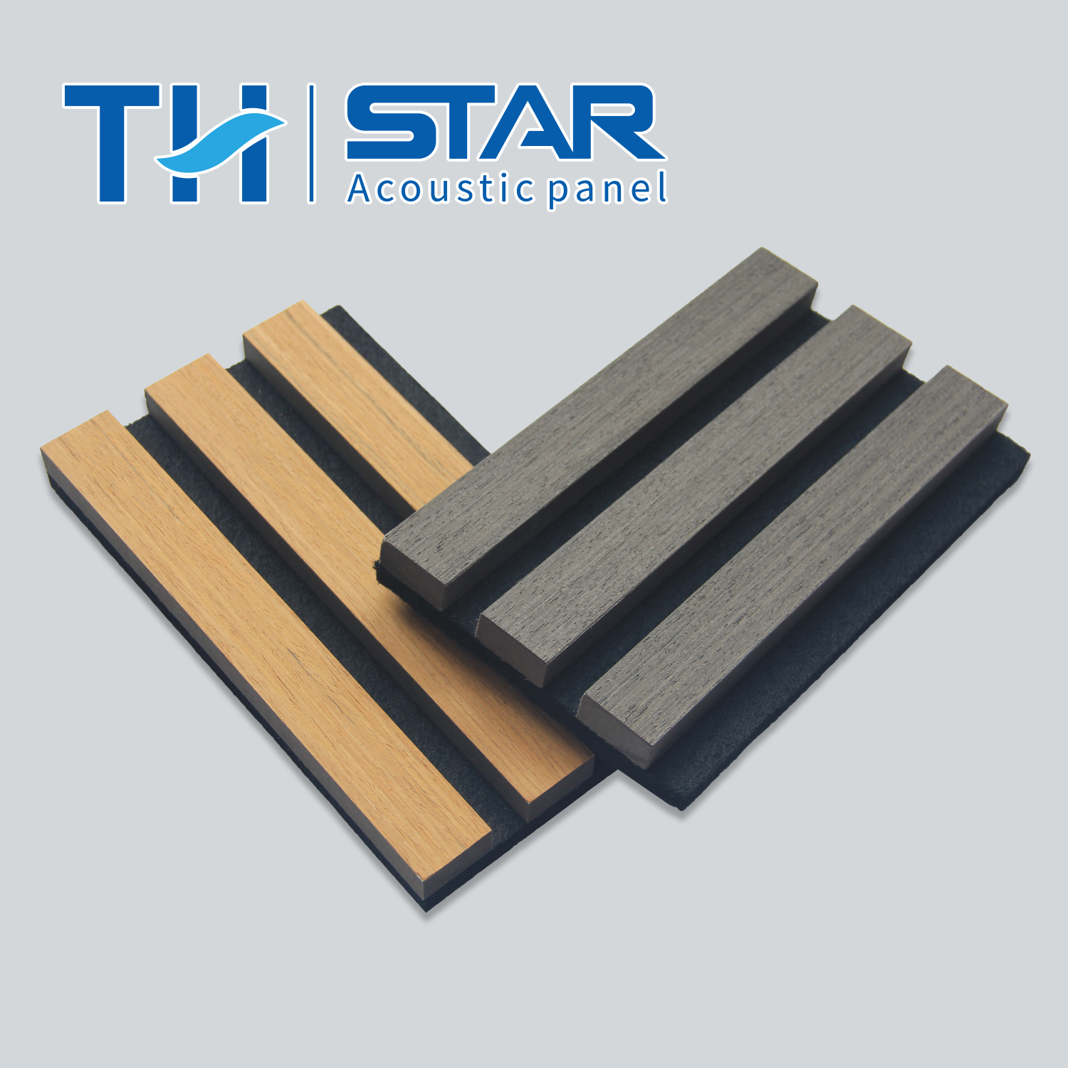 Slat Wooden Fiber Acoustic Panels Sound Proof Wall