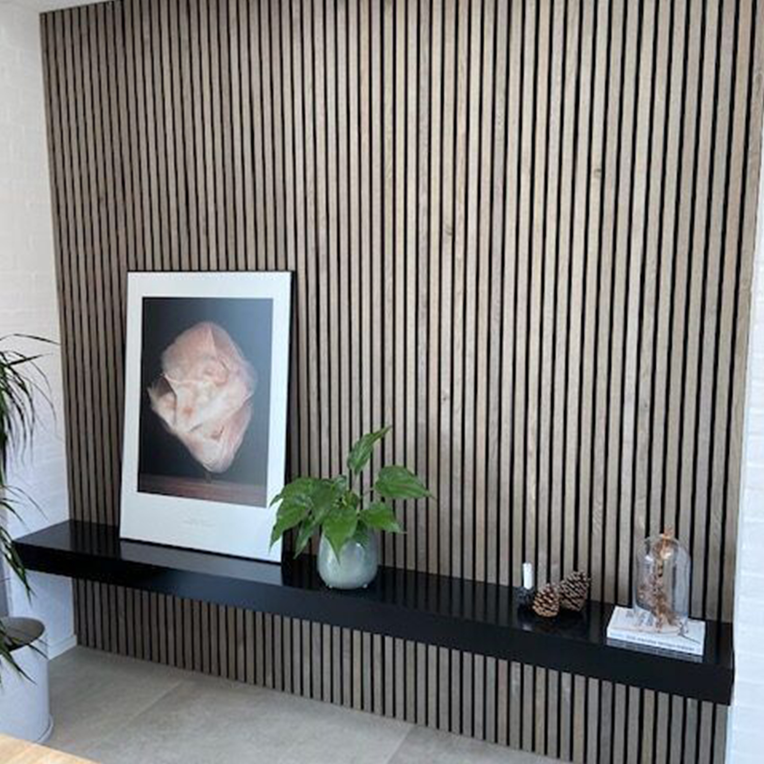 3D Wall Wood Slat Panel Acoustic Wooden 