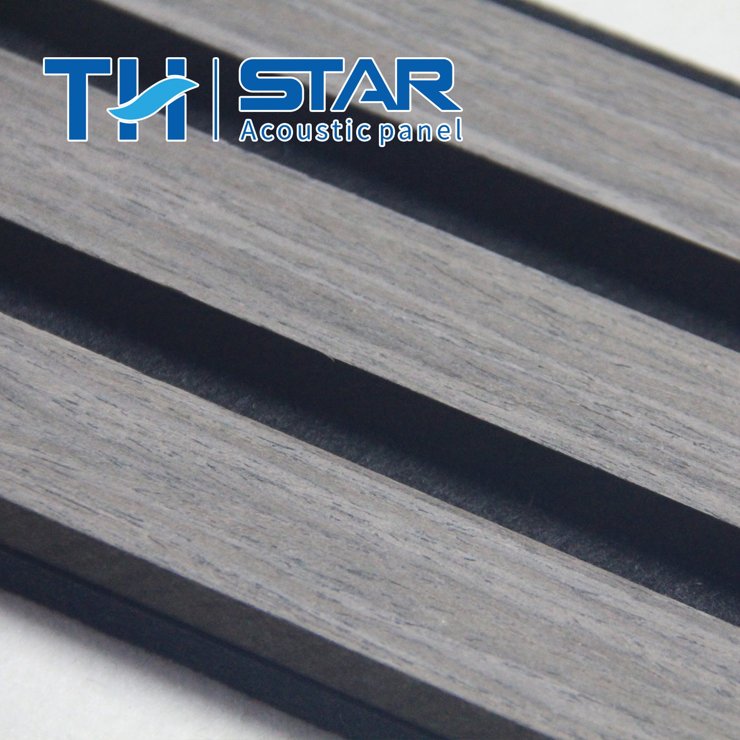 Wooden and Polyester Absorbing Slatted Panels 