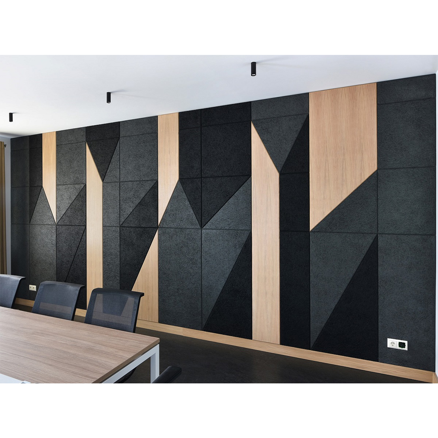 100% Polyester Fiber Sound Absorbing Panel Acoustic Wall Acoustic Panels For Building Decoration
